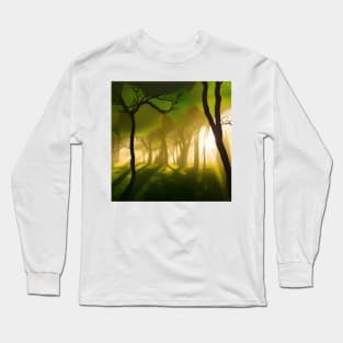 Otherwordly Woods in a Fantasy Land Long Sleeve T-Shirt